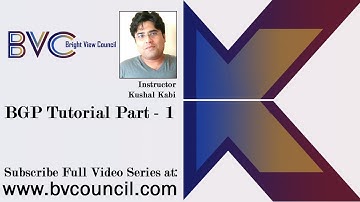 BGP Tutorial part - 1