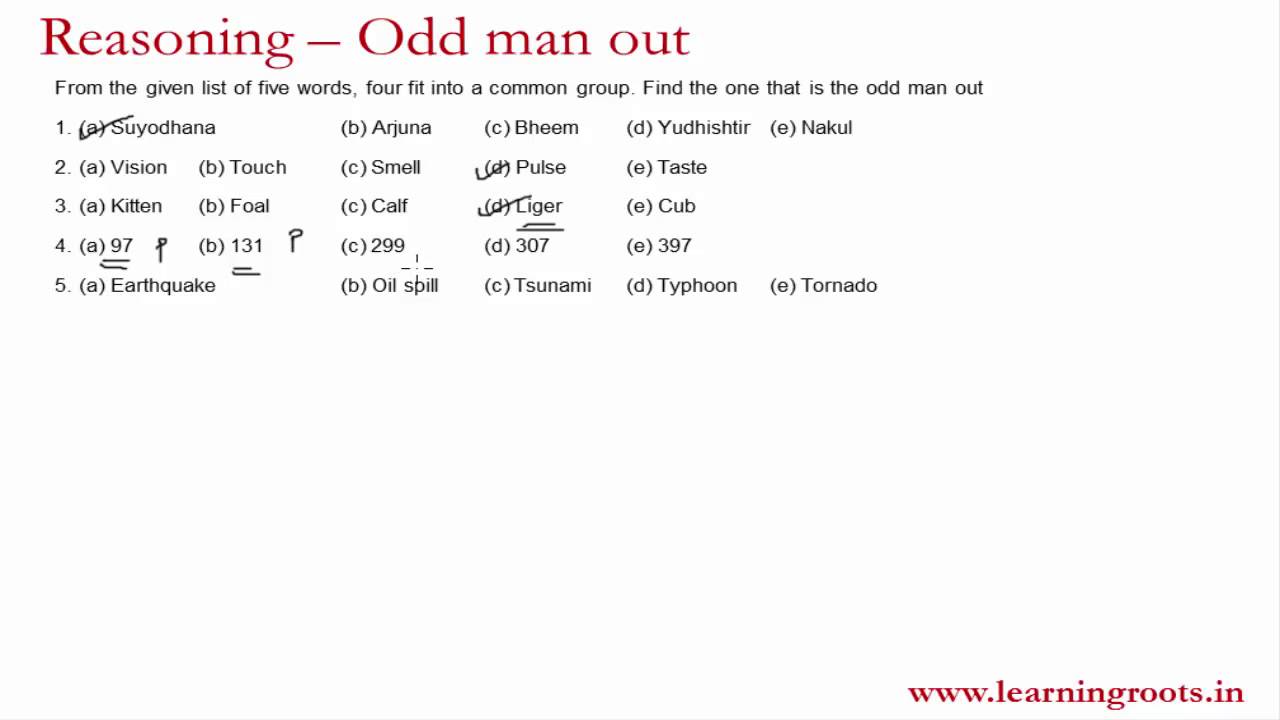 How To Crack Odd Man Out Questions For MBA CET Bank PO Clerical CAT how-to-crack-odd-man-out-questions-for-mba-cet-bank-po-clerical-cat