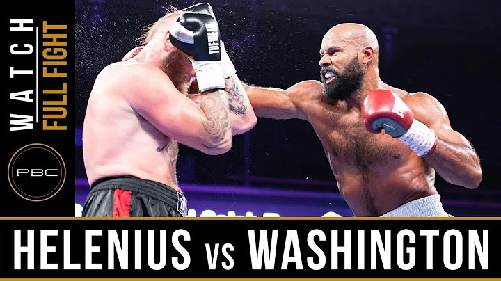 Helenius vs Washington FULL FIGHT: July 13, 2019 |...