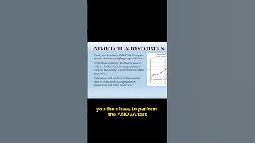 ANOVA test explained in 30 sec