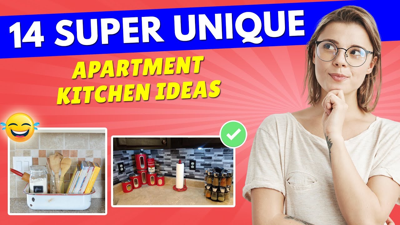 14 Unique Apartment Kitchen Ideas - YouTube