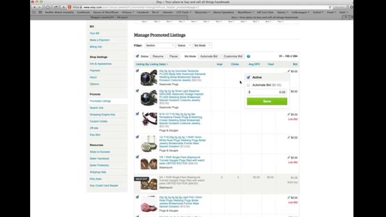 listings listings