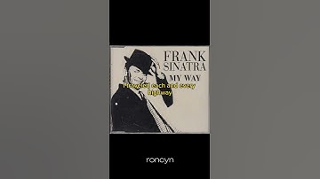 My Way // Frank Sinatra #shorts #lyrics #music #oldsong #songrequest