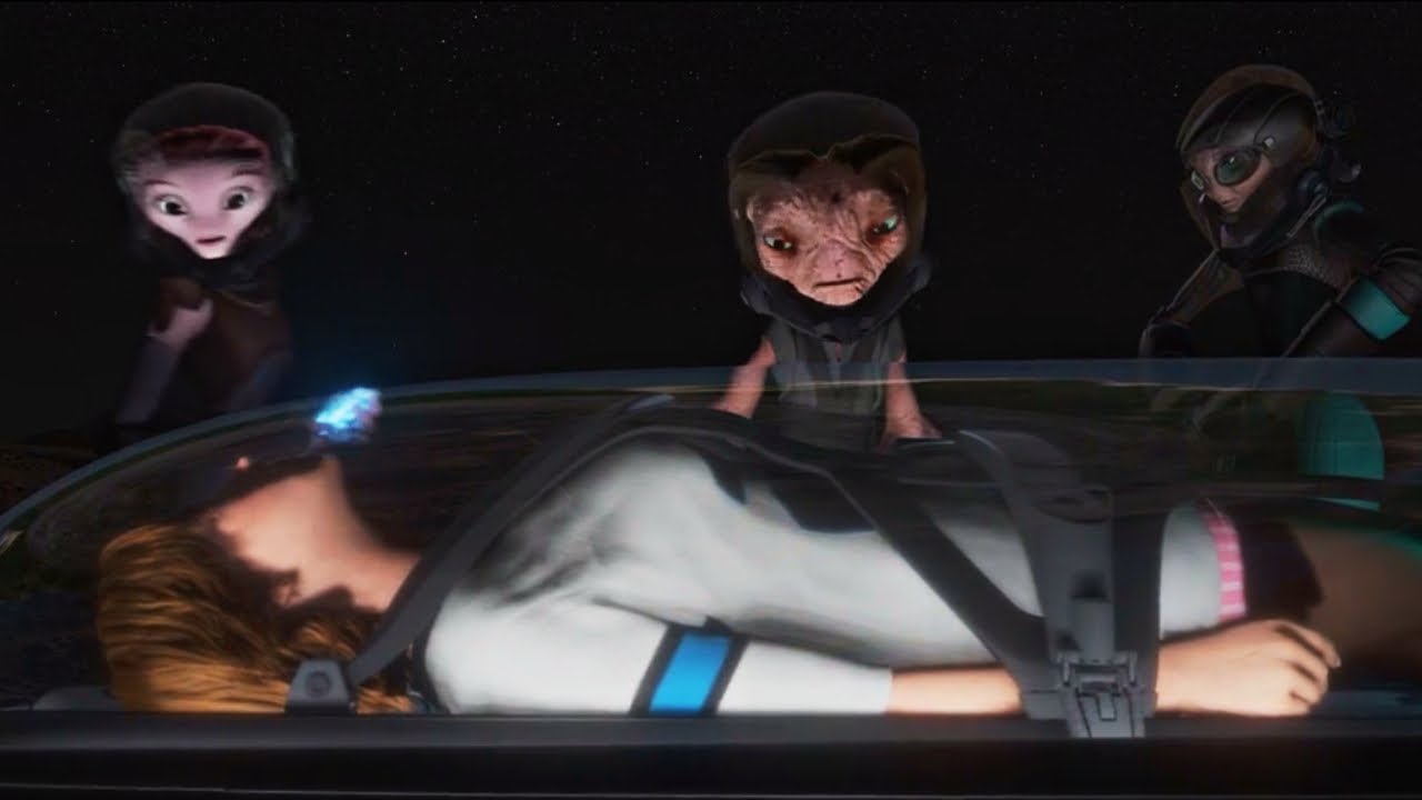 Martians kidnapped a Mother from Earth because Planet Mars needs Moms. 