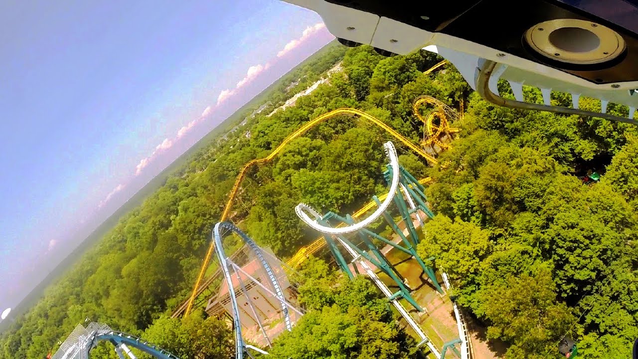 Alpengeist Front Seat On Ride Hd Pov 60fps Busch Gardens