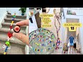 LONG MARBLE RUN ON STAIRS COMPILATION 15 / VTECH MARBLE RUSH + DOMINOES SATISFYING!