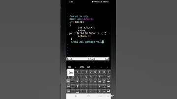 garbage value in c | cprograming #sorts#apnacollage #code #programming