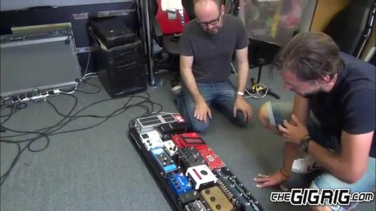 Radiohead's Ed O'Brien's pedalboard build TheGigRig G2 YouTube