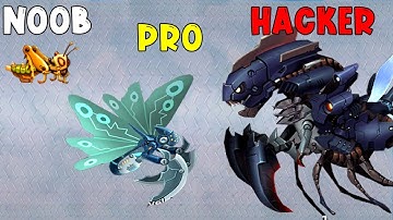 NOOB vs PRO vs HACKER ~ Insect Evolution Full Gameplay (Part 84 Robot)