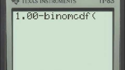 Bionomial Distribution Part3