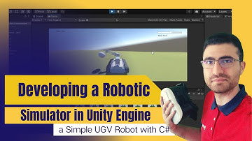 Robotic Simulator: Creating a Simple UGV Robot in Unity with C# (13/27)