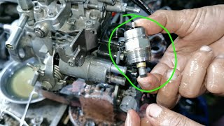 how to fuel pump solenoid system // 1hz diesel pump solenoid