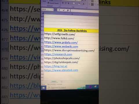 Backlink Websites List