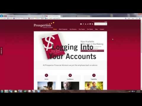 How to - Logging in to Your Accounts