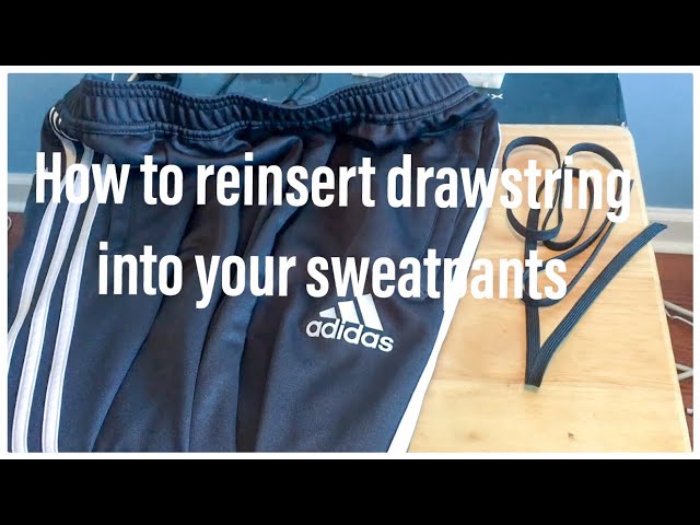 LIFE HACK: How To Replace a Drawstring in Your Hoodie or Sweats 