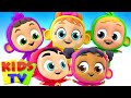 Five Little Monkeys - Kids Tv Nursery Rhymes & Children's Music | Super Supremes Cartoon