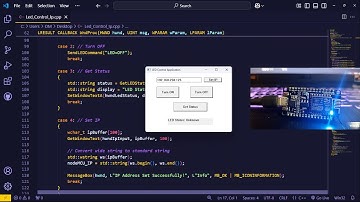 🔧 Win32 & NodeMCU LED Control System Demo