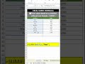 SUMIF Formula in Excel | Add Data with Conditions #excel #spreadsheetmagic #excelformula
