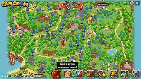 CodeCombat Backwoods Forest (part7) | Python