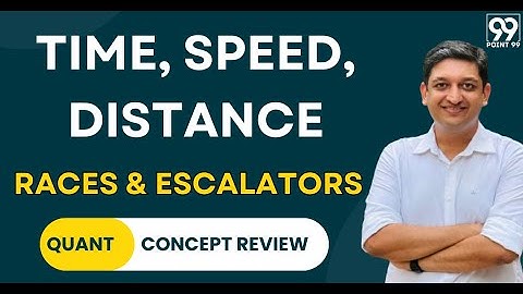 Time, Speed, Distance - Races and Escalators