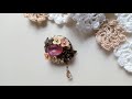 ブローチ「ゆうべの煌めき」のご紹介