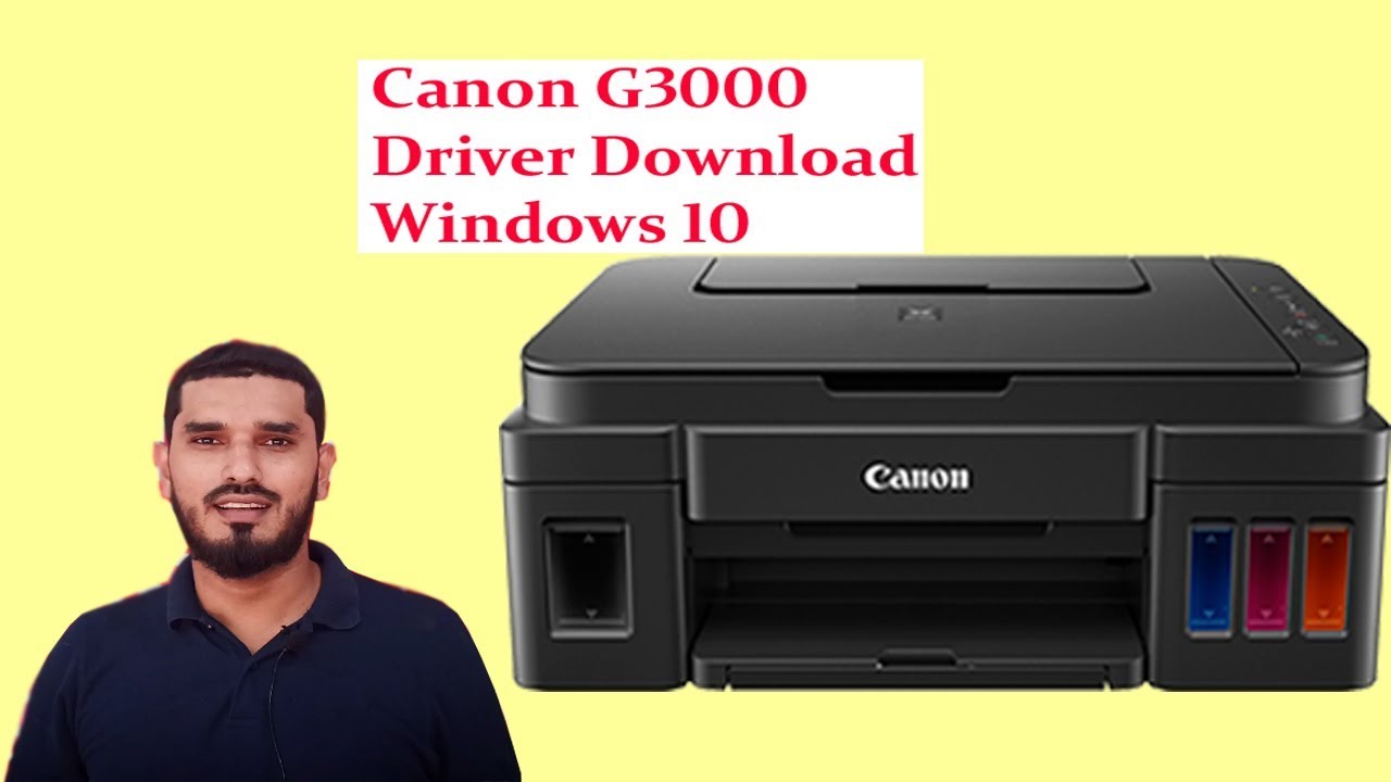 Canon G3000 Printer Driver Download For Windows 10 - YouTube