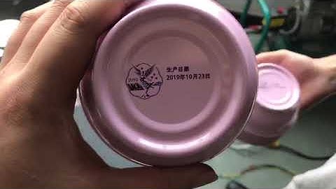 UV curing inkjet printer for coated bowl image &text coding and marking