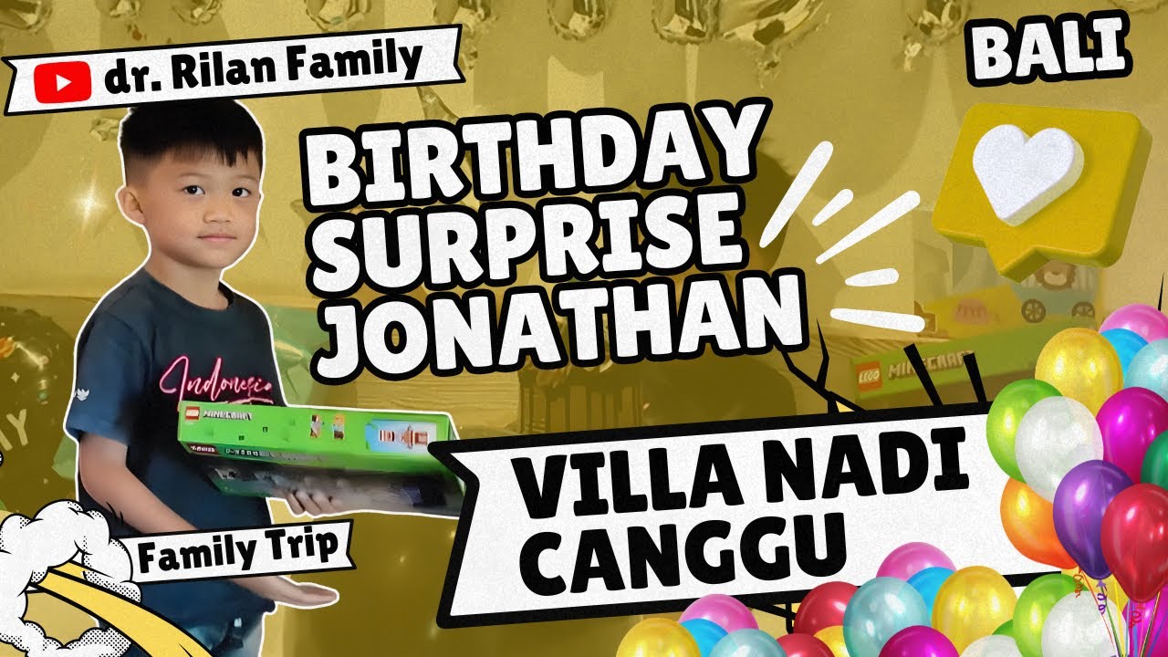 Behind the scene - Birthday Surprise Jonathan di Bali 