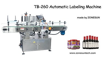 How to use ZS-TB260 Automatic Round Bottle Labeling Machine