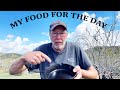 What I eat in a typical day while full-time overlanding