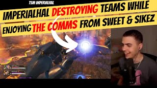 tsm imperialhal DESTROYING Teams while enjoying the COMMS  #apex #imperialhal #apexlegendsclips