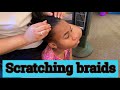 ASMR SCRATCHING ITCHY BRAIDS