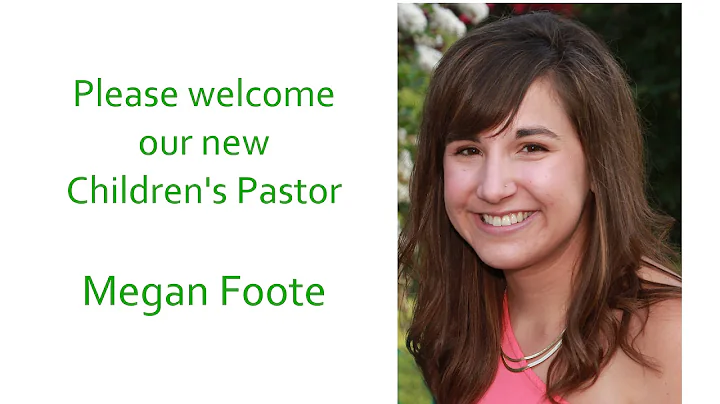 Evangel Temple's new Children's Pastor Megan Foote