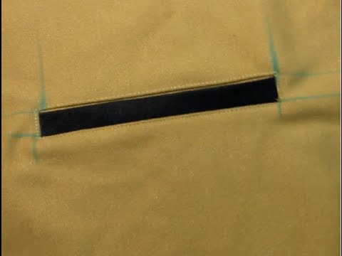 Cách bổ túi áo, vest, váy suông (kiểu 1) phổ biến | size m váy là bao nhiêu kg