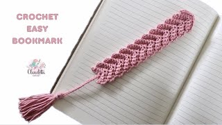Crochet Easy Bookmark / Beginner Tutorial 💕