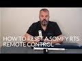 How to reset a Somfy remote control - RTS