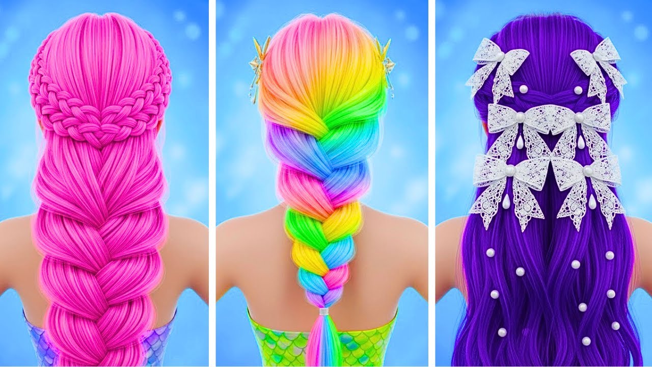 Преображение с Розовыми Волосами 💖 От БОТАНА к ЗВЕЗДЕ с Бьюти-Гаджетами