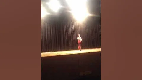 Nina Goodman sings "the climb" by Miley Cyrus