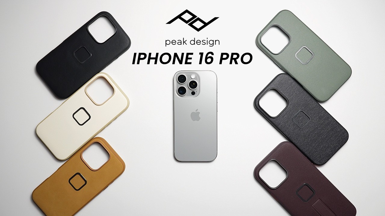 EVERY Peak Design Case for iPhone 16 Pro! - YouTube