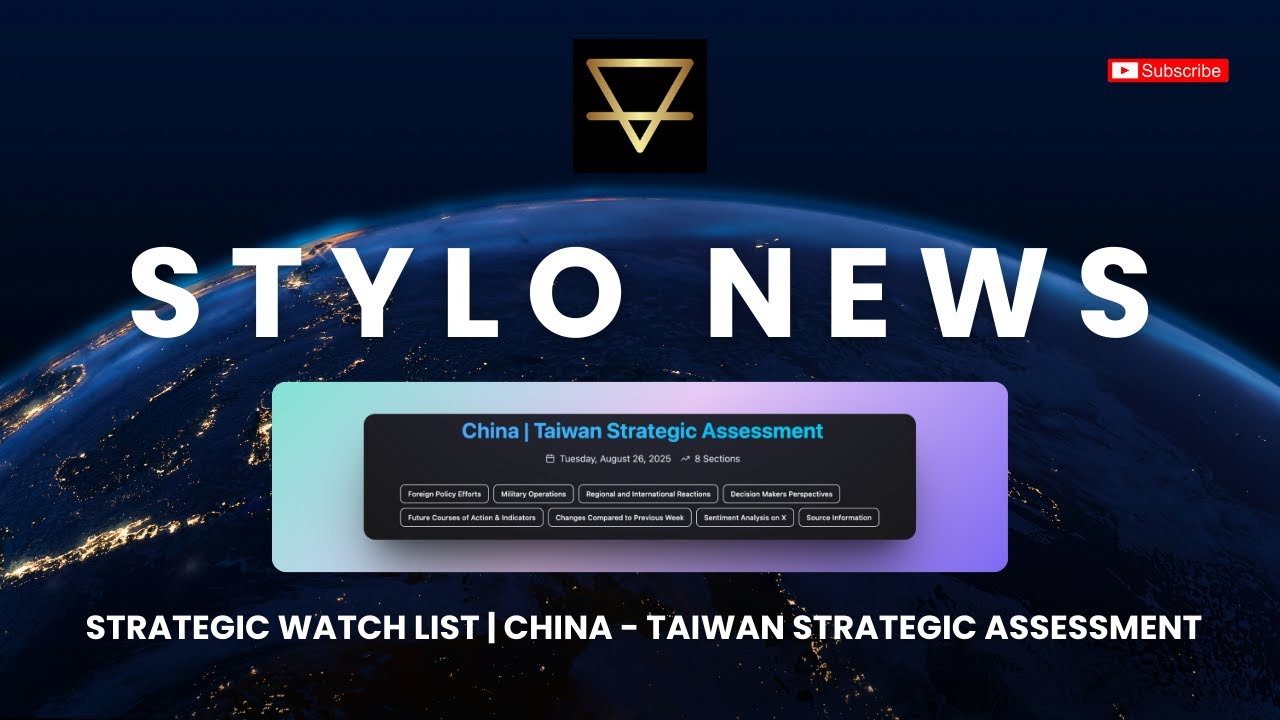 China-Taiwan Strategic Assessment | What Happens Next? | Strategic Watchlist | Ep 01 | 