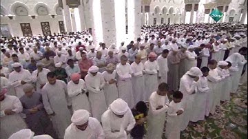 الشيخ إدريس أبكر يبحر بالمصلين فى سورة مريم صلاة القيام ليلة 21 رمضان 1435 من مسجد الشيخ زايد