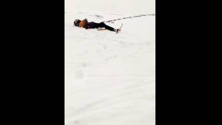 Skier lands on his neck during backflip attempt