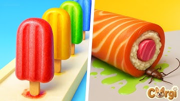 Popsicle Stack VS Sushil Roll 3D - All Levels Satisfying Walkthrough Gameplay 