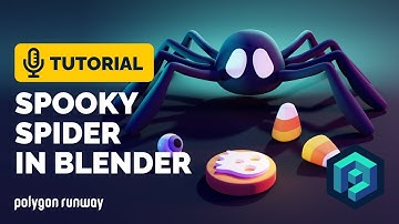 Spooky Spider Tutorial in Blender 2.93 | Polygon Runway