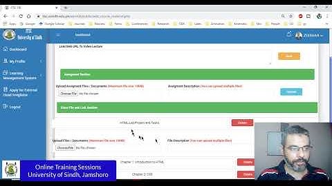 LMS tutorial 6 How to Add Course Material for Your Courses into LMS