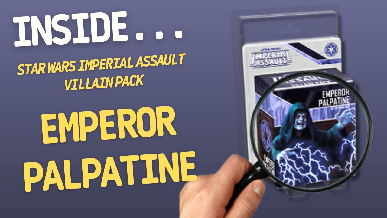 Star Wars Imperial Assault Emperor Palpatine Villain Pack | Inside