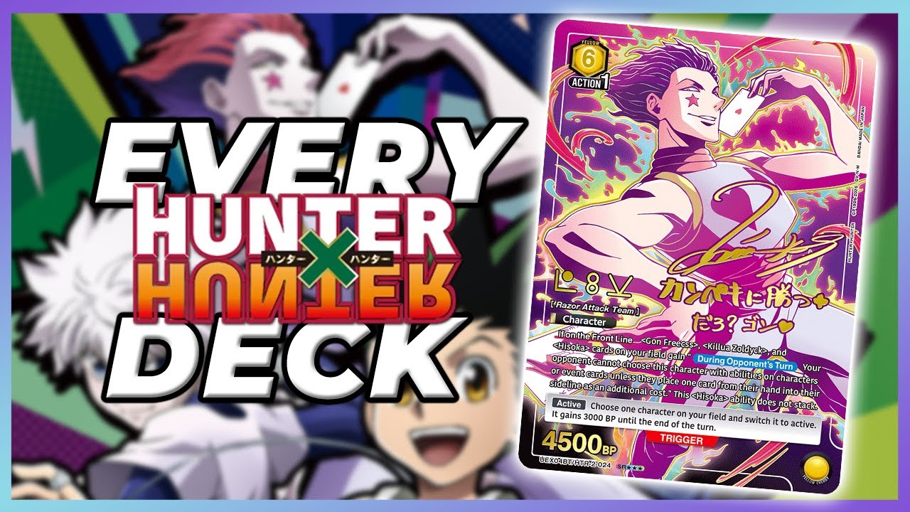 7 Hunter x Hunter Volume 2 Union Arena Decks To Start With + Tier