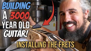 How To Make An Acoustic Guitar Ep. 39 (Installing The Frets)