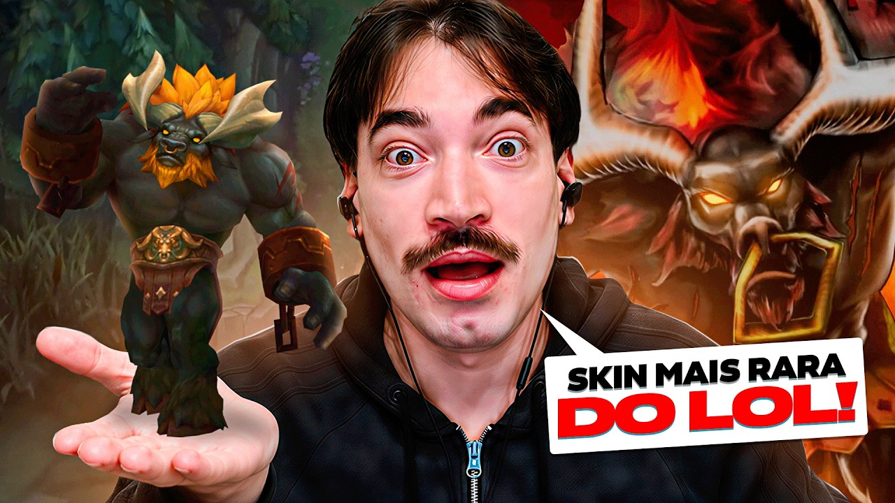 CAÍ COM UM CARA QUE TEM A SKIN MAIS RARA DO JOGO!