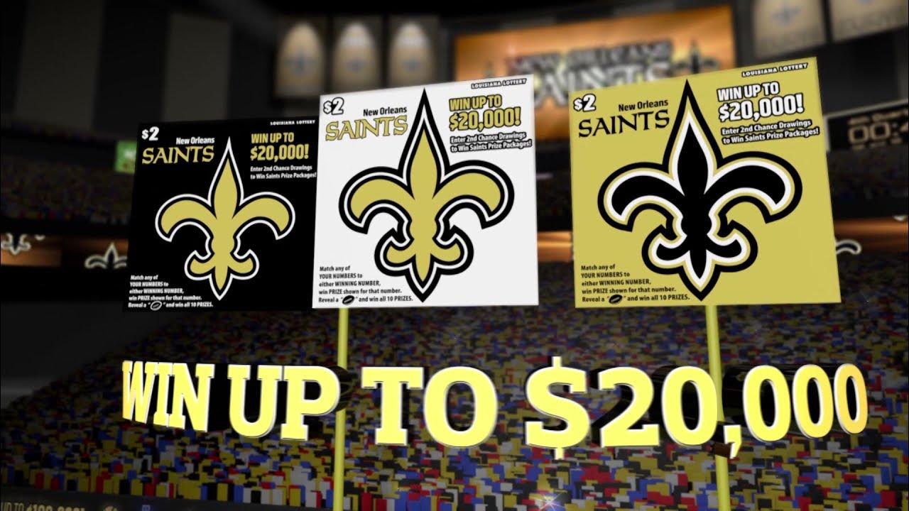 Louisiana Lottery 2021 Saints Scratchoffs TV Spot! YouTube